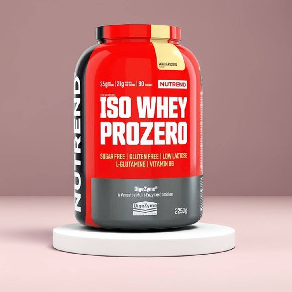 Nutrend ISO WHEY PROZERO 2250g Vanilla Pudding - Premium Whey Isolat 90%