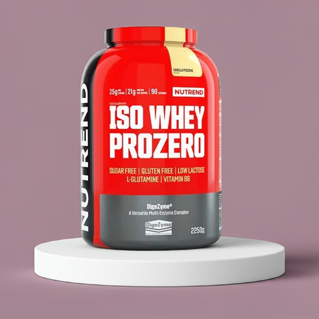 Nutrend ISO WHEY PROZERO 2250g Vanilla Pudding - Premium Whey Isolat 90%