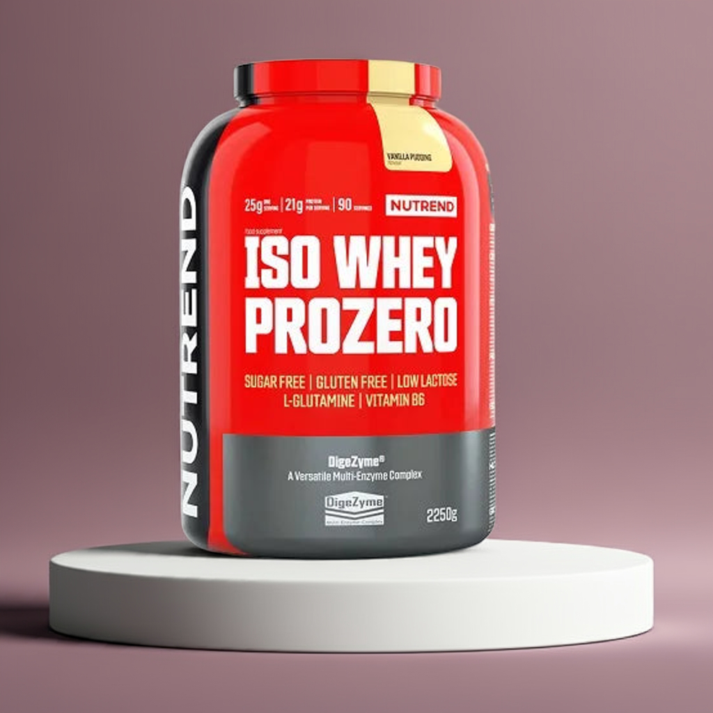 Nutrend ISO WHEY PROZERO 2250g Vanilla Pudding - Premium Whey Isolat 90%