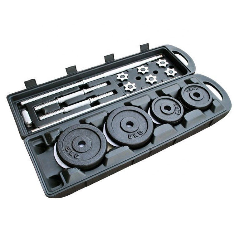 Premium Barbell Hantel-Set 15kg - Verstellbares Krafttraining-Set für Home-Gym