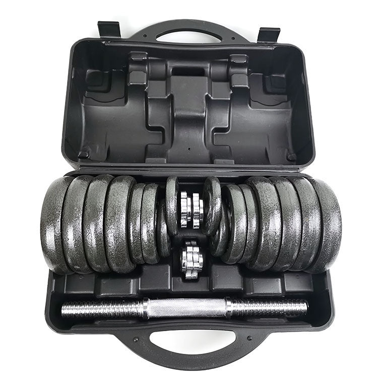 Premium Barbell Hantel-Set 15kg - Verstellbares Krafttraining-Set für Home-Gym