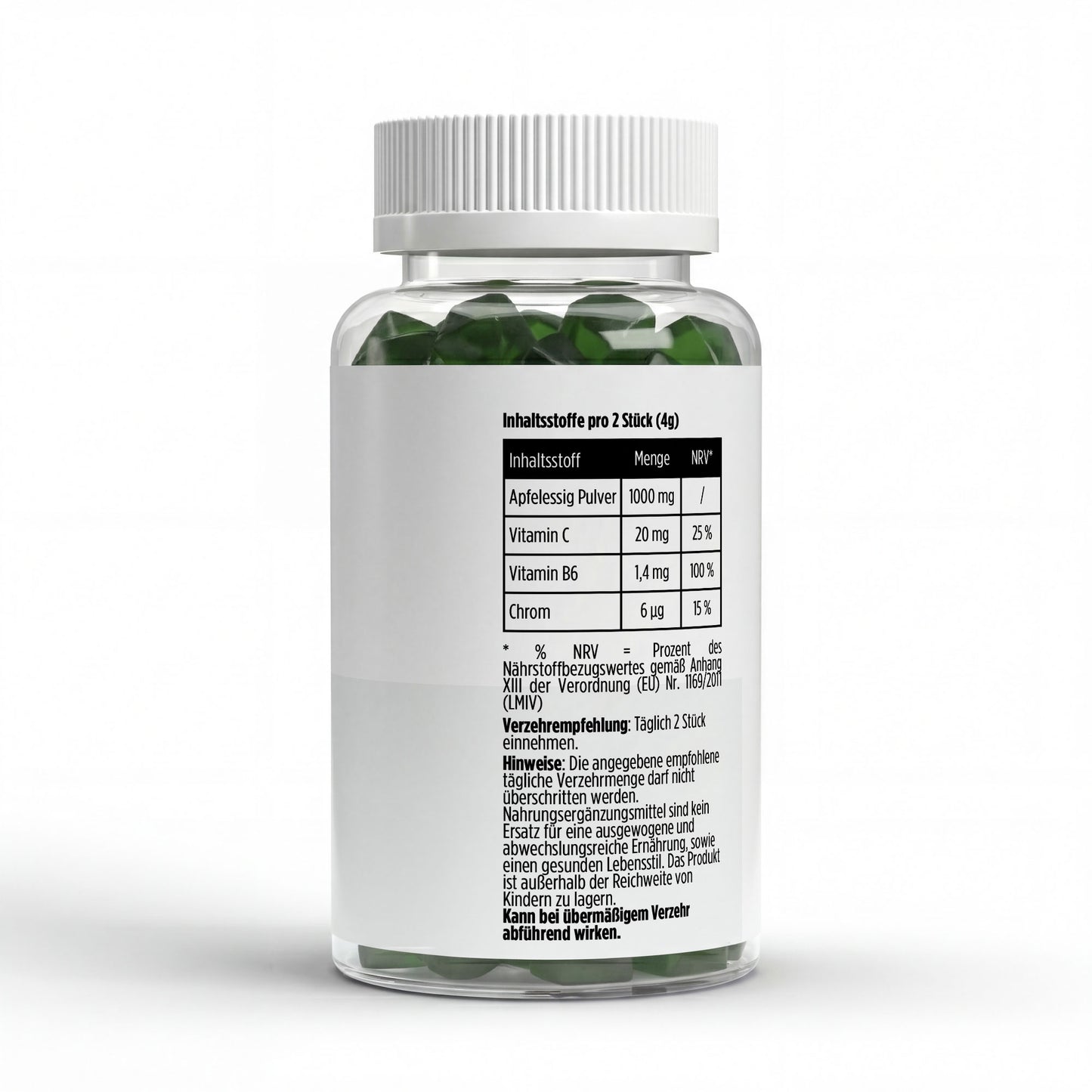 Apfelessig + C + B6 + Chrom Gummies - 60 Stk - jostefitvita.de