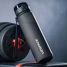 UZSPACE Sport Wasserflasche - BPA-freie Trinkflasche für Fitness & Sport