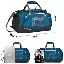 40L Trocken-Nass Gym Tasche - Wasserdichte Sporttasche für Fitness & Reise