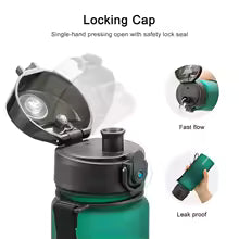 UZSPACE Sport Wasserflasche - BPA-freie Trinkflasche für Fitness & Sport