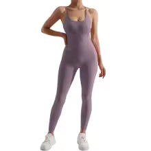 Damen Bodycon Overall Größe XL - Ganzjährig Casual Fitness Activewear mit Ärmeln