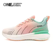 ONEMIX Premium Straßen-Laufschuhe - Weiße Unisex-Sneaker mit Dämpfung