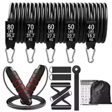 300lb Fitness Booty Widerstand Gummiband mit Hantel Harness Set