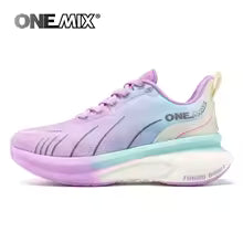 ONEMIX Premium Straßen-Laufschuhe - Weiße Unisex-Sneaker mit Dämpfung