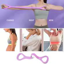 8-Fitness-Widerstandsband Premium - Ganzkörpertraining & Physiotherapie Set