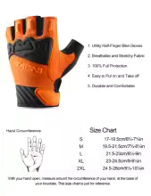 Premium MTB Fahrradhandschuhe 2024 - Atmungsaktive Halbfinger-Handschuhe mit Gel-Polsterung