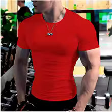 Herren Training T-Shirt - Atmungsaktives Fitness Shirt für Sport und Gym