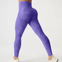 Premium Damen High-Waist Yoga-Leggings Matt - Formgebende Fitness Hose