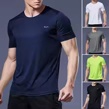 Sommer Sport Gym T-Shirt Männer - Quick Dry Fitness Top Kurzarm