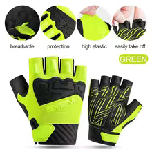 Premium MTB Fahrradhandschuhe 2024 - Atmungsaktive Halbfinger-Handschuhe mit Gel-Polsterung