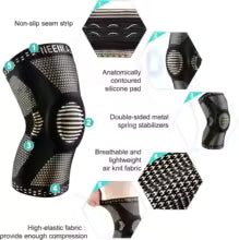 NEENCA Kupfer-Kniebandage mit Patella Gel Pad - Knieunterstützung