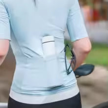 WOSAWE Damen Radtrikot Kurzarm UPF 50+ UV-Schutz - Radsportbekleidung