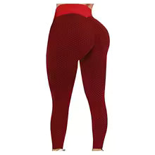 Premium Damen Yoga-Leggings mit Grid-Muster - Fitness Hose XS bis XXXL