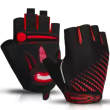 MOREOK Fahrradhandschuhe Halbfinger mit 5mm Gel-Pads - Radsport