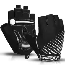MOREOK Fahrradhandschuhe Halbfinger mit 5mm Gel-Pads - Radsport