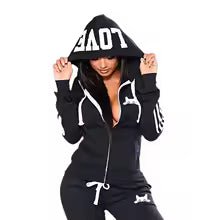 Jogginghose Damen Sportbekleidung 2-teiliges Set