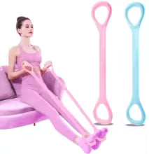 8-Fitness-Widerstandsband Premium - Ganzkörpertraining & Physiotherapie Set