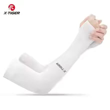 X-TIGER Arm Ärmel mit UV-Schutz - Kühlende Kompressionsärmel für Sport und Outdoor