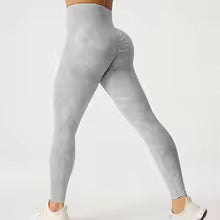 Premium Damen High-Waist Yoga-Leggings Matt - Formgebende Fitness Hose