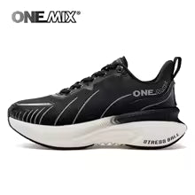 ONEMIX Premium Straßen-Laufschuhe - Weiße Unisex-Sneaker mit Dämpfung
