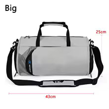 40L Trocken-Nass Gym Tasche - Wasserdichte Sporttasche für Fitness & Reise