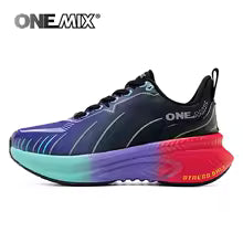 ONEMIX Premium Straßen-Laufschuhe - Weiße Unisex-Sneaker mit Dämpfung