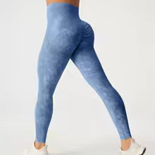 Premium Damen High-Waist Yoga-Leggings Matt - Formgebende Fitness Hose