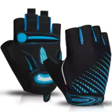 MOREOK Fahrradhandschuhe Halbfinger mit 5mm Gel-Pads - Radsport