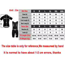 Schwarzes Radtrikot Set Italien Design - Maillot & Shorts
