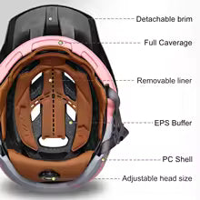 Premium Mountainbike-Helm M/L - Integrierter Unisex-Fahrradhelm mit Belüftung