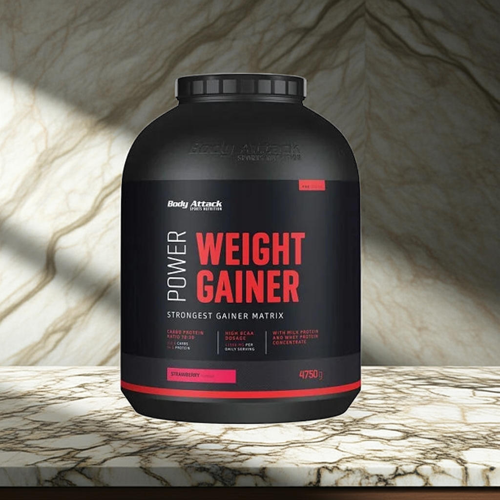 Body Attack Power Weight Gainer 4,75kg Vanille - Premium Weight Gainer für Masseaufbau