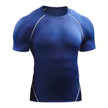 Herren Kompressions-T-Shirt Sommer - Elastisches Lauf-Shirt für Sport und Training