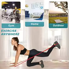 Widerstandsbänder Set - Krafttraining Bodybuilding Heim-Fitnessstudio