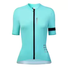 WOSAWE Damen Radtrikot Kurzarm UPF 50+ UV-Schutz - Radsportbekleidung