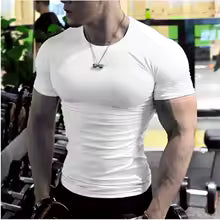 Herren Training T-Shirt - Atmungsaktives Fitness Shirt für Sport und Gym