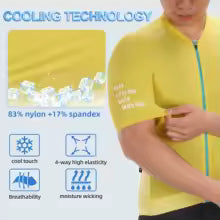 DAREVIE Fahrradtrikot Unisex Kurzarm - Funktionsshirt für Radsport