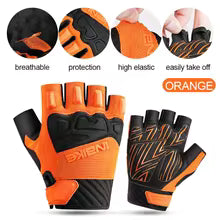 Premium MTB Fahrradhandschuhe 2024 - Atmungsaktive Halbfinger-Handschuhe mit Gel-Polsterung