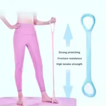 8-Fitness-Widerstandsband Premium - Ganzkörpertraining & Physiotherapie Set