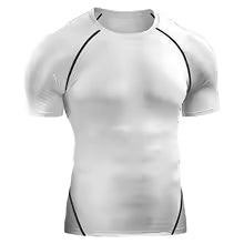 Herren Kompressions-T-Shirt Sommer - Elastisches Lauf-Shirt für Sport und Training