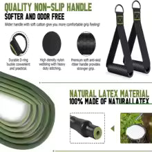 Widerstandsband-Set 5 Röhren mit Türanker - Komplettes Home-Gym Training Set