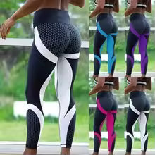 Premium Damen Sport-Leggings 2024 - Bedruckte Yoga-Hose mit 4-Wege-Stretch für Fitness