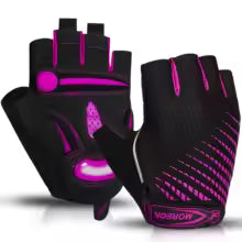 MOREOK Fahrradhandschuhe Halbfinger mit 5mm Gel-Pads - Radsport