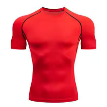 Premium Herren Kompressions-Shirt Quick-Dry - Atmungsaktives Lauf-Shirt 6 Größen