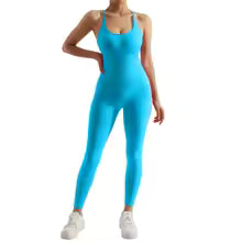 Damen Bodycon Overall Größe XL - Ganzjährig Casual Fitness Activewear mit Ärmeln