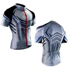 MTB Jersey Bike Shirt Sommer - Atmungsaktives Kurzarm Radtrikot